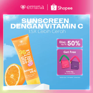 [SPECIAL 9.9] Emina Sun Battle Bright Glow SPF 35 PA+++ - Sunscreen Serum Amino Vitamin C - Cerah, Ringan, Hydrating [Teruji In Vivo] Non acnegenic & Non Comedogenic. Cocok semua jenis kulit