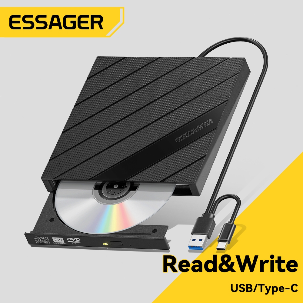 Jual Essager Drive optik Tipe-C/USB-A untuk Windows XP/7/8/10/11, Vista ...