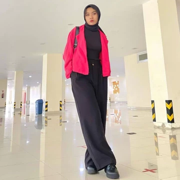 Loose Pants Trousers Celana Highwaist Anti Kusut Celana Kulot Wanita Celana Kantor Formal Wanita
