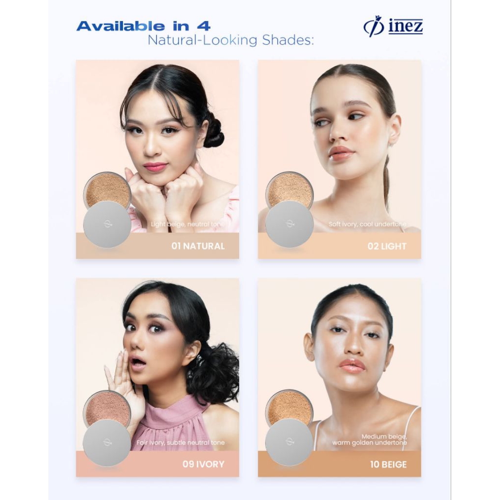 Jual Inez Satin Smooth face powder | Shopee Indonesia