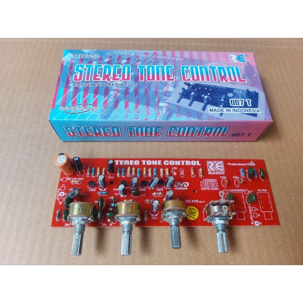 Jual Kit Tone Control Stereo 007T Plus Potensio | Shopee Indonesia
