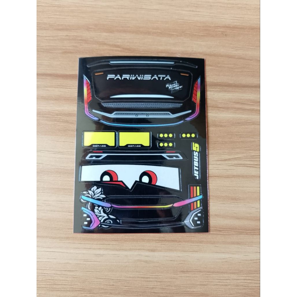 Jual Stiker Headlam Miniatur Bus jb3 jb5 Batik | Shopee Indonesia