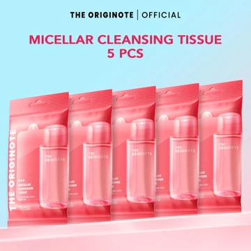The Originote Micellar Cleansing Tissue 10 Sheets Cleansing Tissue Makeup Remover Wipes Tisu