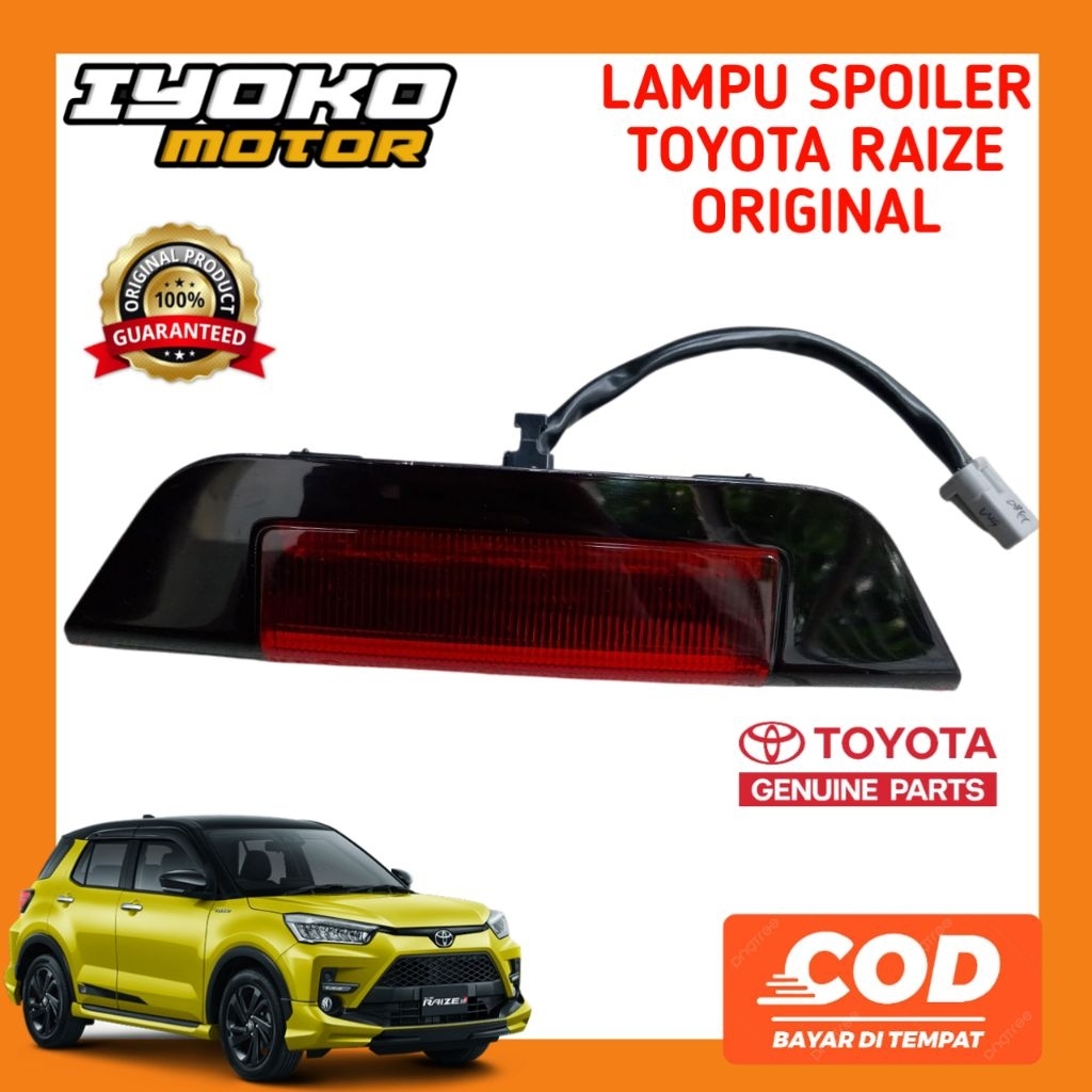 Jual LAMPU SPOILER TOYOTA RAIZE ORIGINAL | Shopee Indonesia