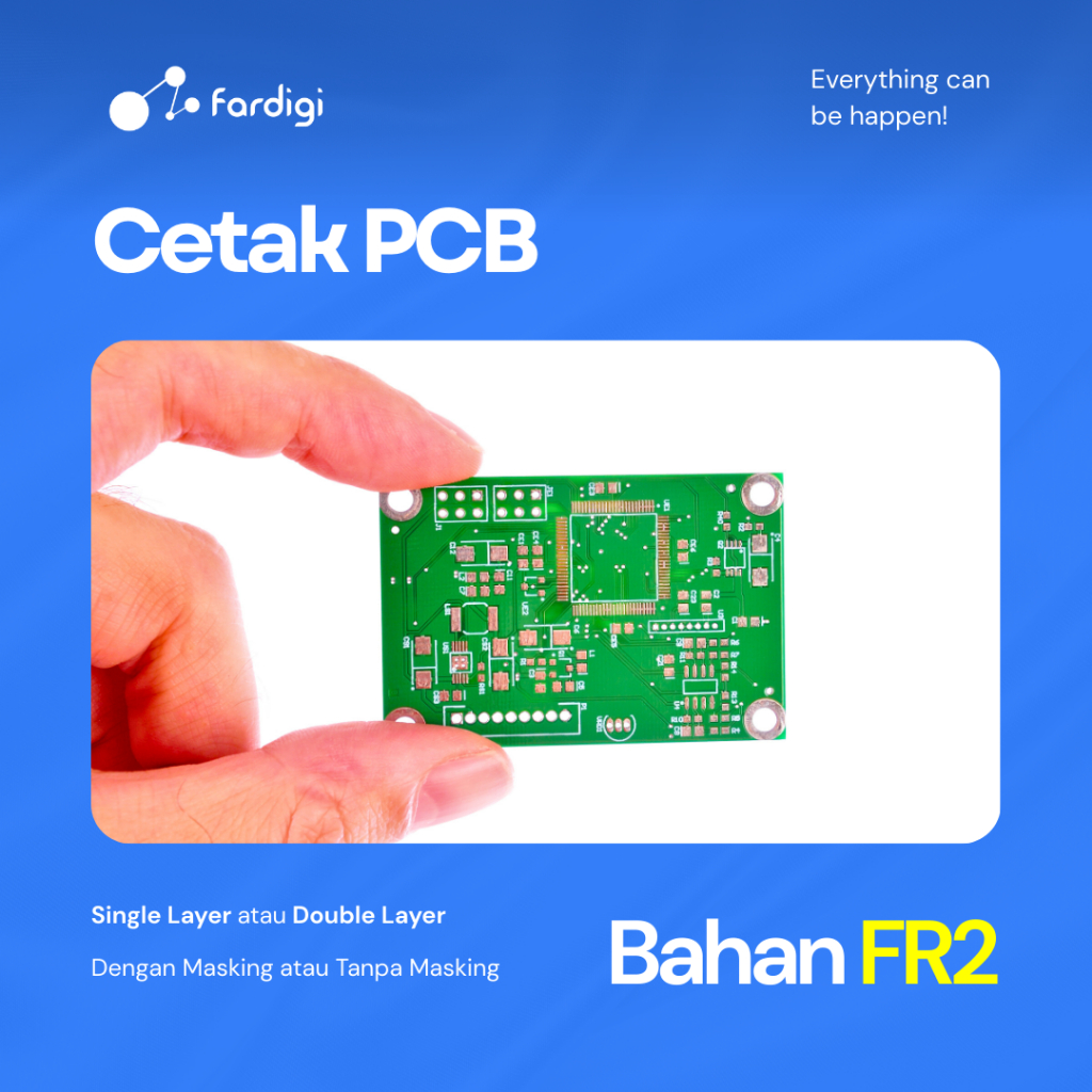 Jual Cetak PCB Custom FR2 – Single/Double Layer, Masking & Non Masking ...