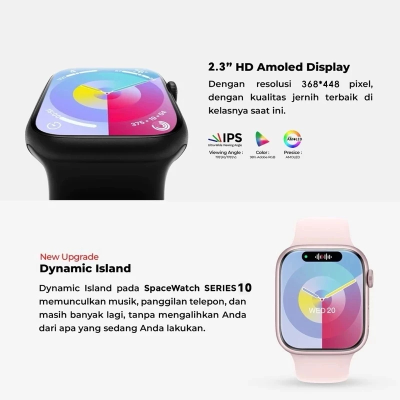 Smartwatch 10 Pro Max Waterproof Bluetooth Call Jam Wanita Pria Monitor Detak Ja - foto 3