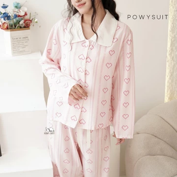 YX64 Rabbit Piyama Powysuit Satin Sutra Wanita Setelan Lengan Panjang Celana Panjang Lembut