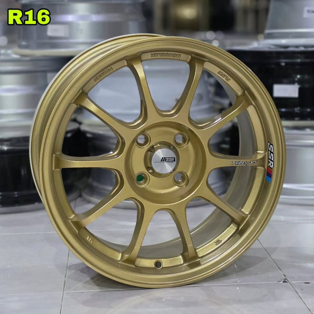 Jual velg racing r16 pcd 4x100 SSR TYPE F LEBAR 7 ET 40 velg ring 16 ...