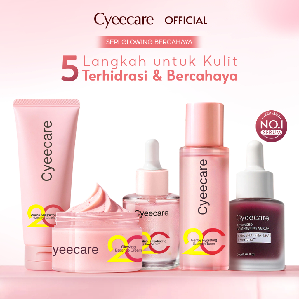 Jual Cyeecare 5PCS Set Skincare Paket Brightening Moisturizer Facial ...