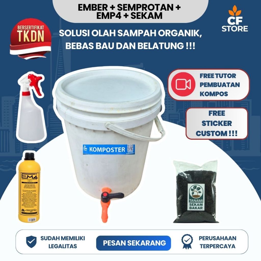 Jual Ember Komposter Kapasitas 20 Liter | Shopee Indonesia