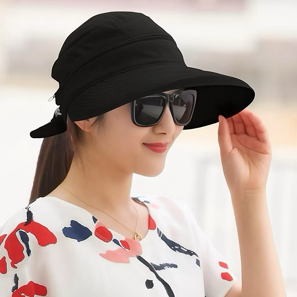 Jual Topi wanita anti UV anti sinar panas matahari / topi visor ...