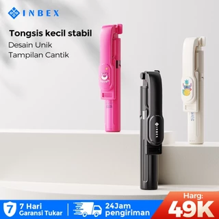 INBEX QT100 Selfie Stick 100cm Tongsis Tripod tripod mini portable tripod Quadruped with remote bluetooth tripod handphone Outdoor Travel