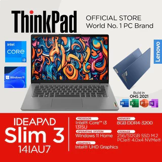 Lenovo Ideapad Slim 3i Core i3 1315U 8GB 512SSD Windows 11 OHS Full HD 14 inch Laptop 14IAU7 5PID