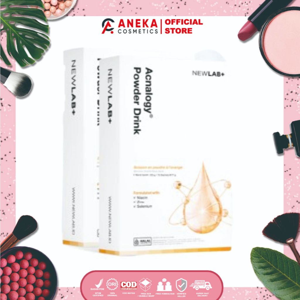 Jual NEWLAB Acnalogy Powder Drink | Minuman untuk Jerawat | Suplemen ...