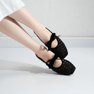 Camellia Sepatu Flat Shoes Pita Transparan Navisa Basic Collection