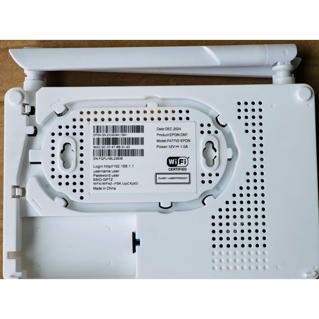 Jual ROUTER ZTE F477 V2 EPON PORT BIRU OMCI MODEM BARU | Shopee Indonesia