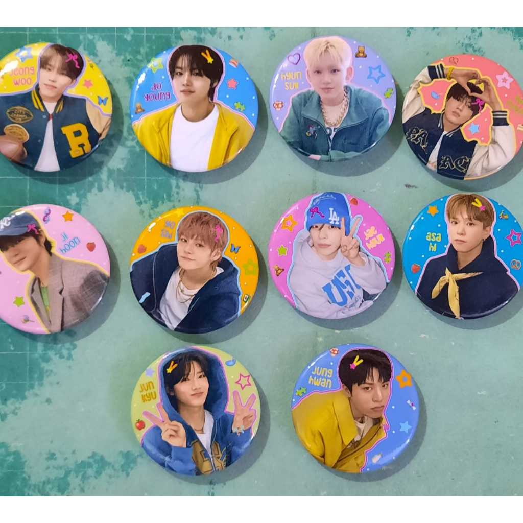 Jual PART-1 FREEBIES KPOP PIN BROS TREASURE/Freebies Kpop Pin Bros ...