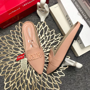 Sepatu Kerja Flatshoes Wanita Branded37 41 Hitam