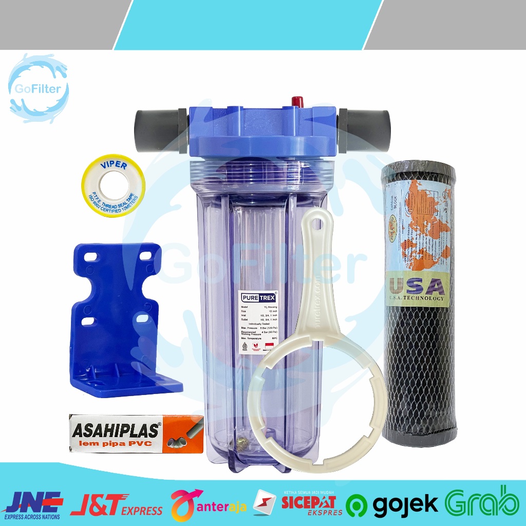 Jual PAKET FILTER AIR 1 TAHAP SIAP PAKAI / FILTER AIR KERUH KOTOR ...