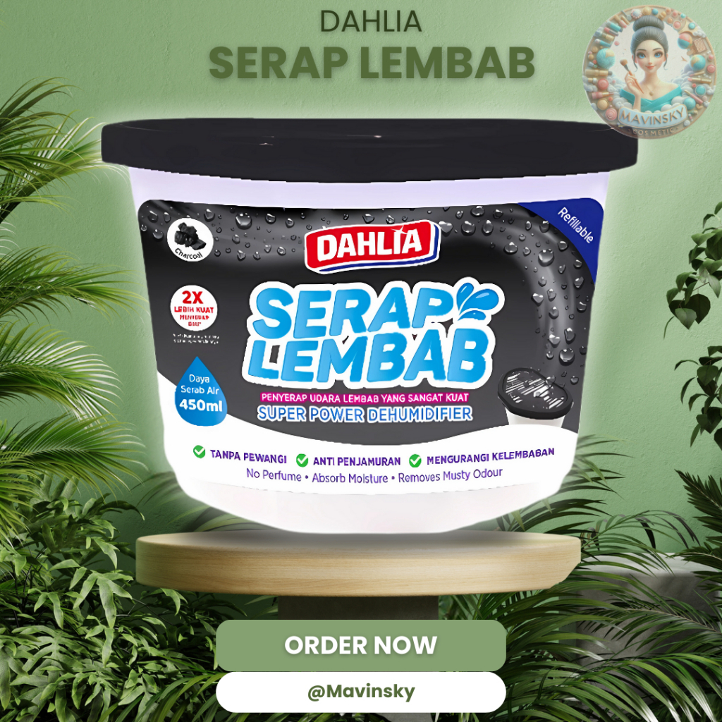 Jual ORIGINAL | DAHLIA Serap Lembab dan Bau, Menyegarkan Udara, Anti ...