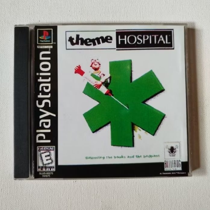 Jeu Theme Hospital Pour PlayStation 1 (PS1) – Version Complète En Très Bon état – Boîte Et Instructions
