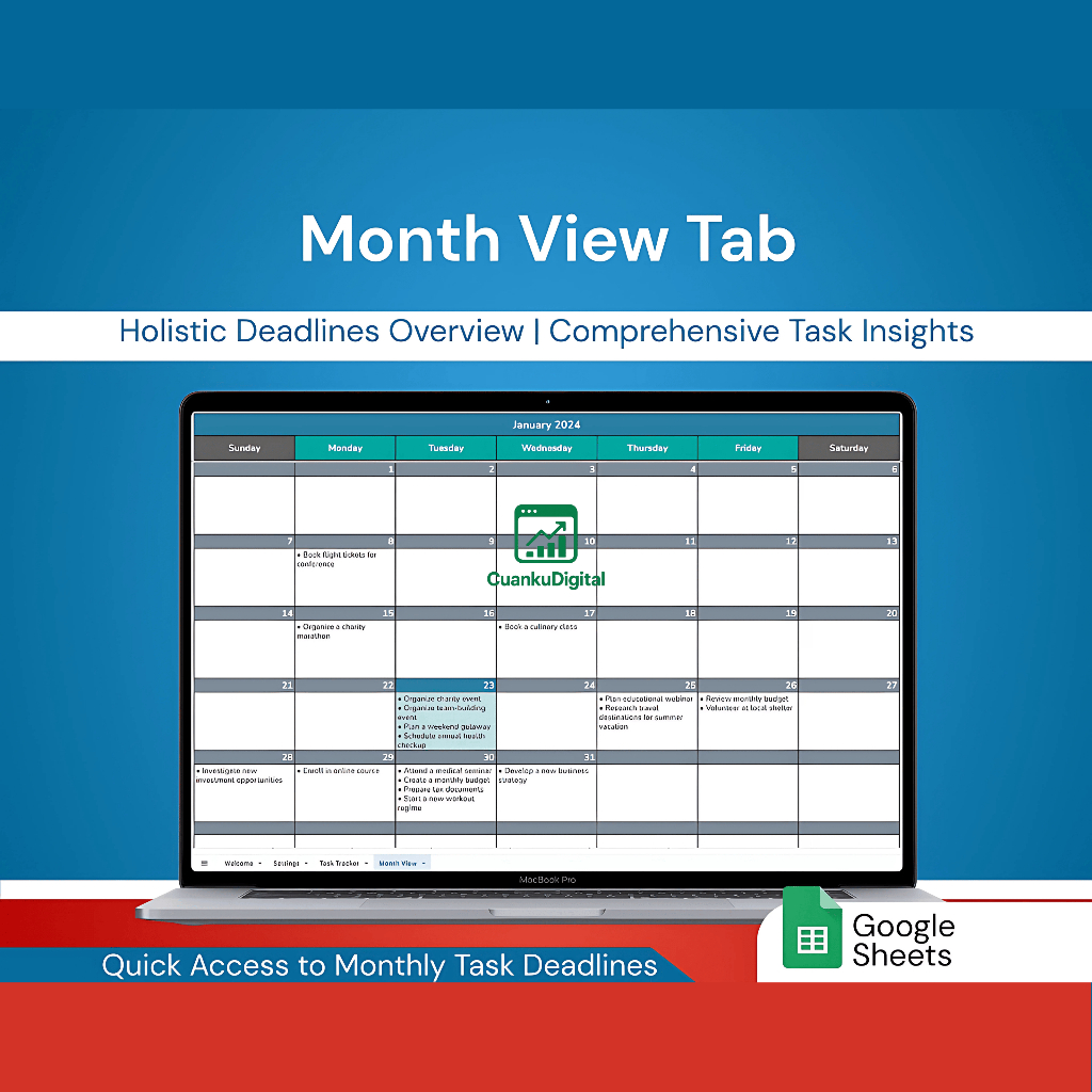 Jual Task Tracker Pro Spreadsheet Google Sheets | Pengatur Prioritas ...