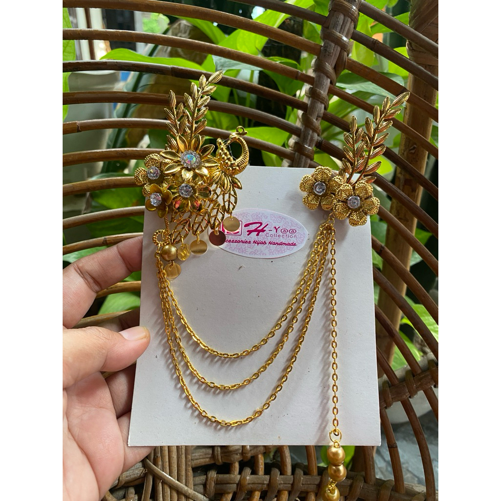 Jual bros kebaya janggan/bros rantai | Shopee Indonesia