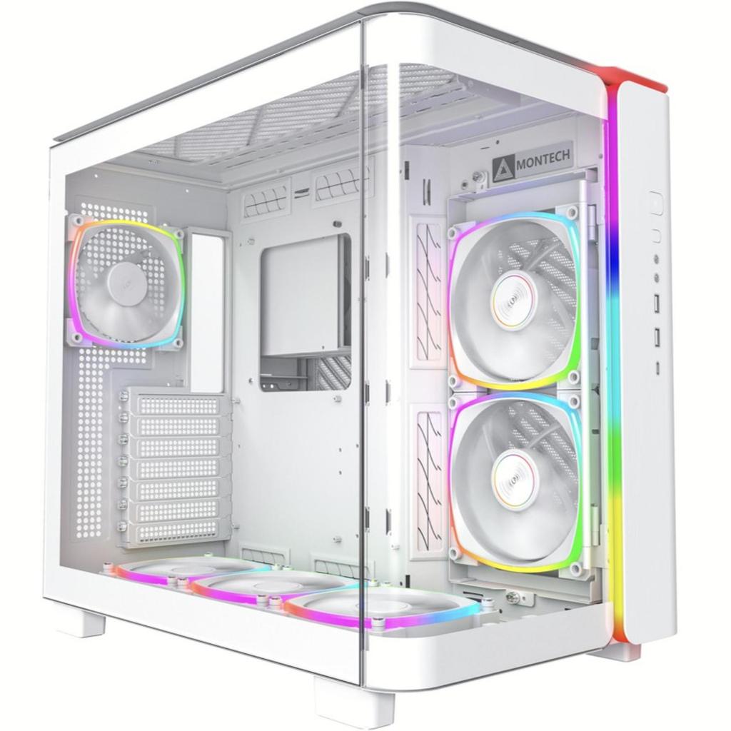Jual MONTECH KING 95 PRO ARGB White 6 Fan ARGB | Casing PC Mid Tower ...