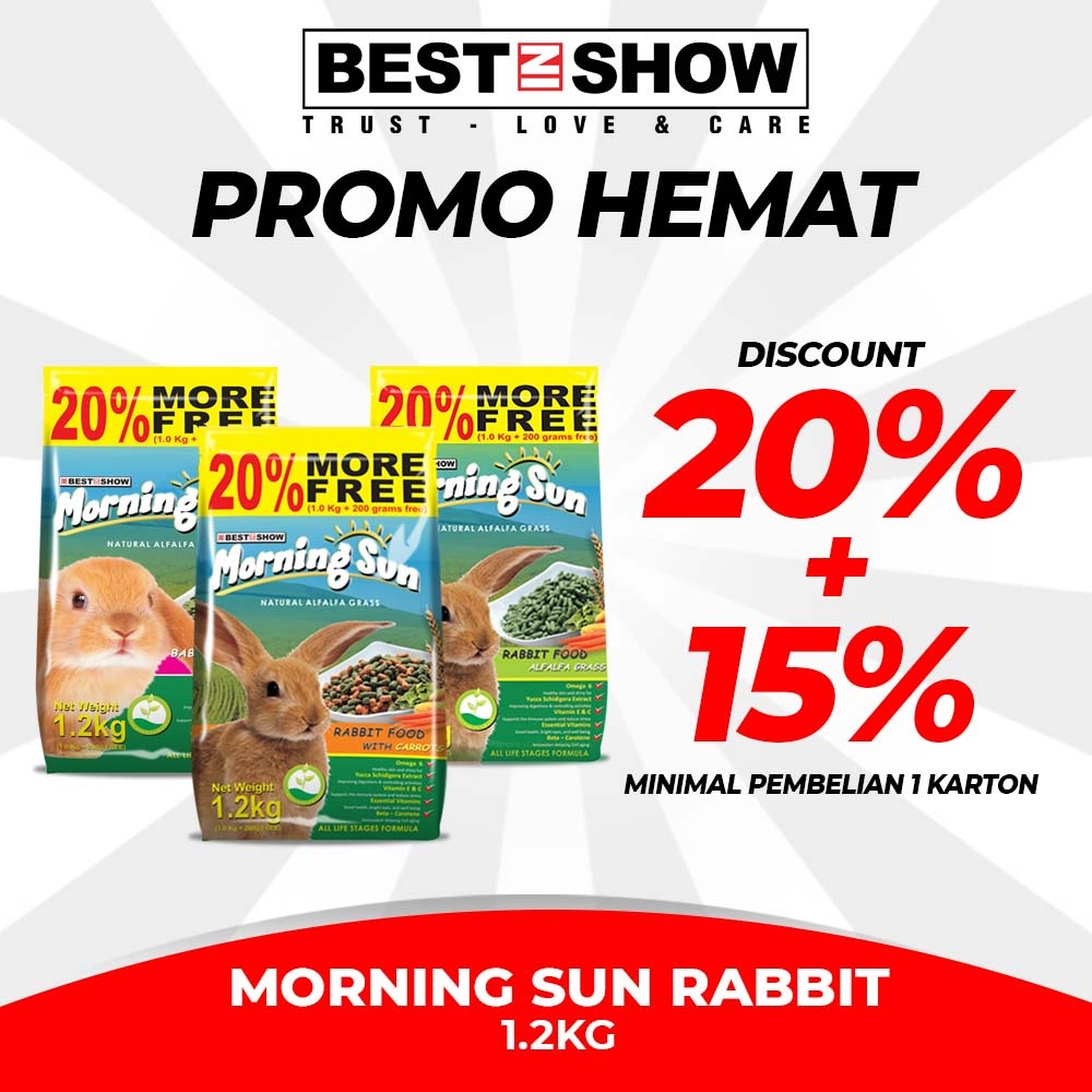 Jual Paket HEMAT Morning Sun Rabbit 1.2Kg ( Harga per 1 Karton ...