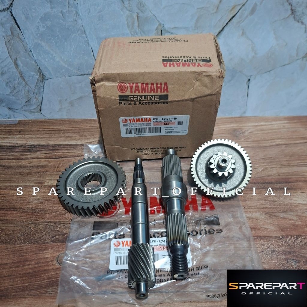 Jual 1Set Gigi Rasio (2PH) Yamaha Motor Mio M3,Soul Gt 125,X Ride 125 ...