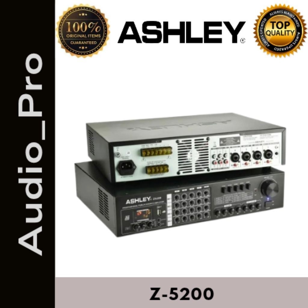 Jual AMPLIFIER POWER ASHLEY Z5200 / POWER AMPLI ASHLEY Z-5200 | Shopee ...