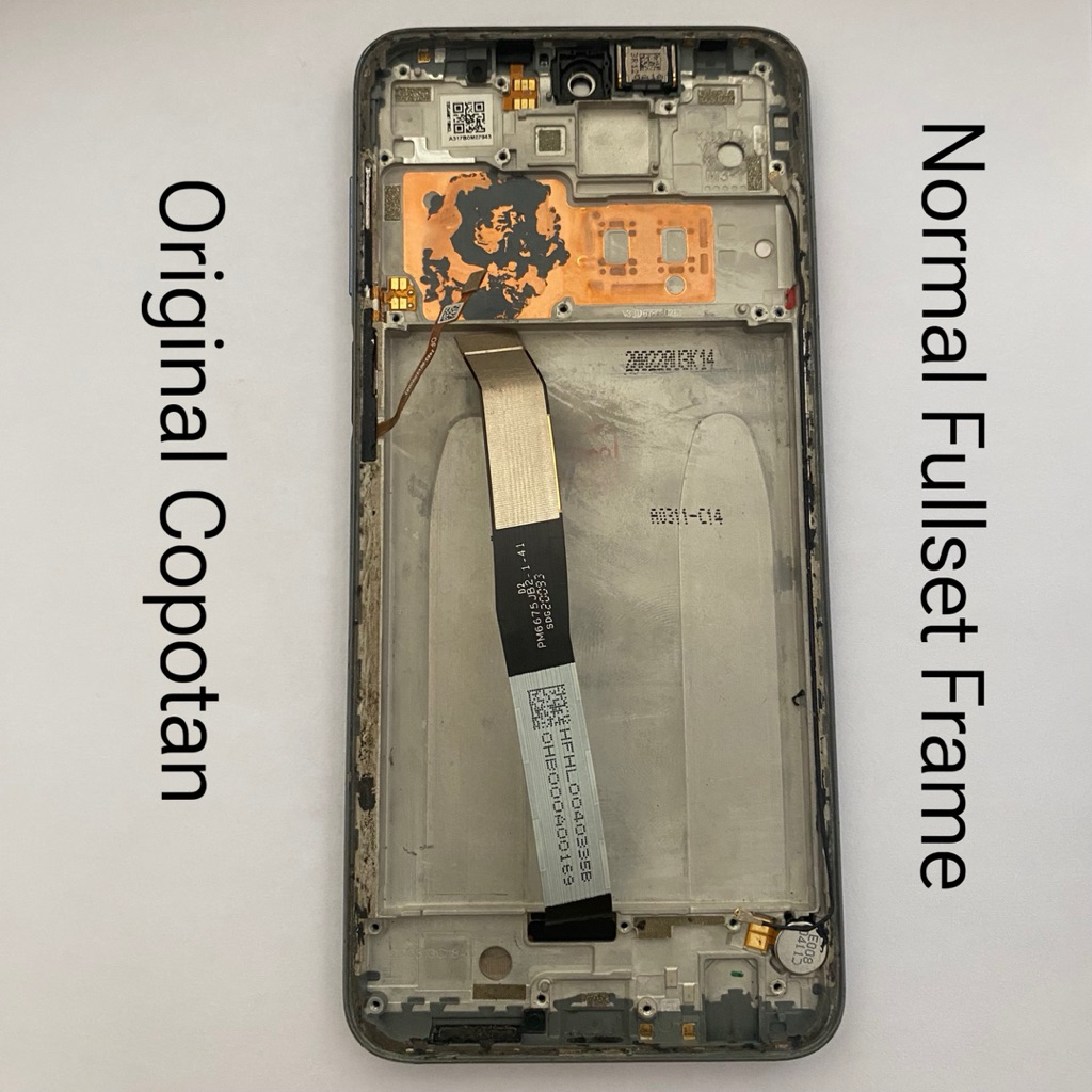 Jual LCD Redmi Note 9 Pro Original Copotan Normal Fullset Frame ...
