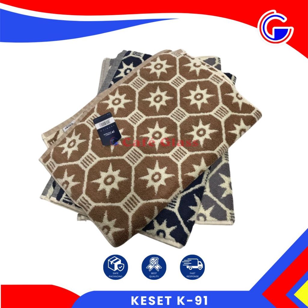 Keset 40 X 60 Cm I Alas Kaki Murah Aesthetic I Keset Kamar Mandi I Keset Ruang Tamu I Keset K-91