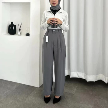 Loose Pants 332 PETITE SIZE Celana Kulot Anti Kusut Trousers Kantor Formal Casual 33293