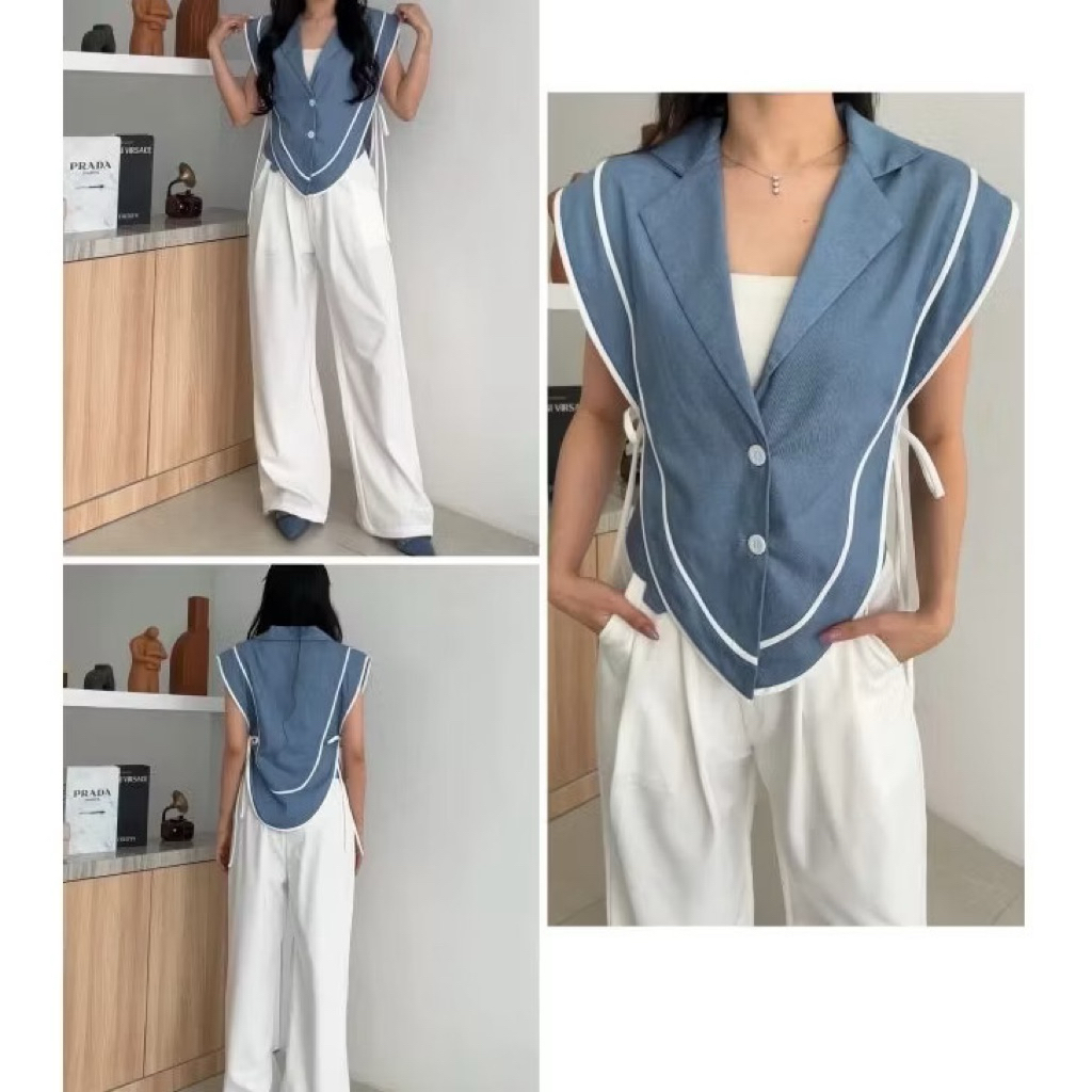 Jual ELISSE VEST / ATASAN ROMPI WANITA KEKINIAN | Shopee Indonesia