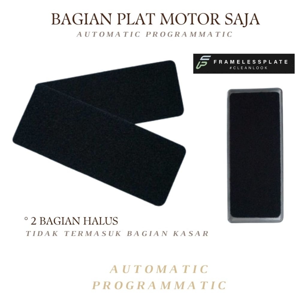 Jual Plat Nomor Motor Framelessplate Dudukan Plat Motor - Bagian Plat ...