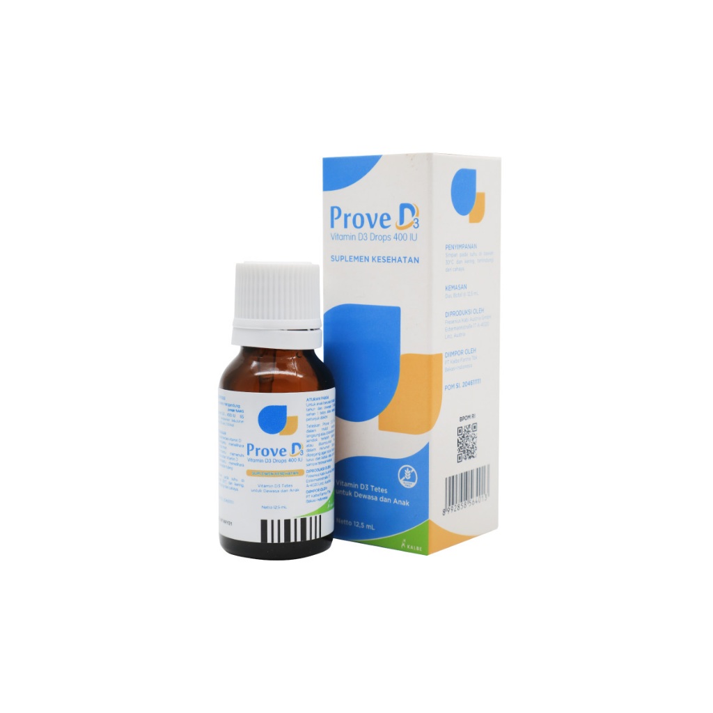 Jual PROVE D3 DROPS Vitamin D3 Tetes 12.5 ml Vitamin Anak Suplemen ...