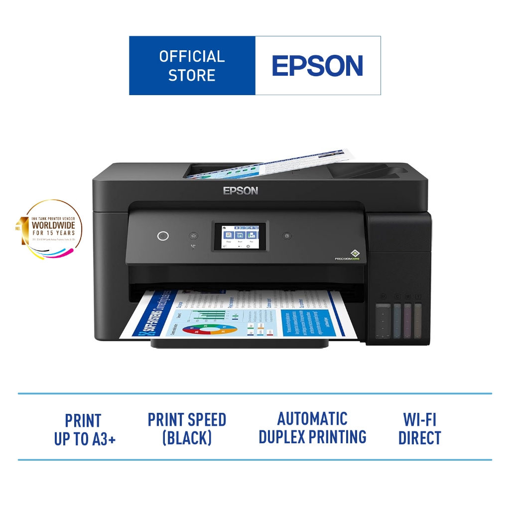 Epson Printer L14150 A3+ (Flatbed Up to F4) All in One WiFi Duplex Fax