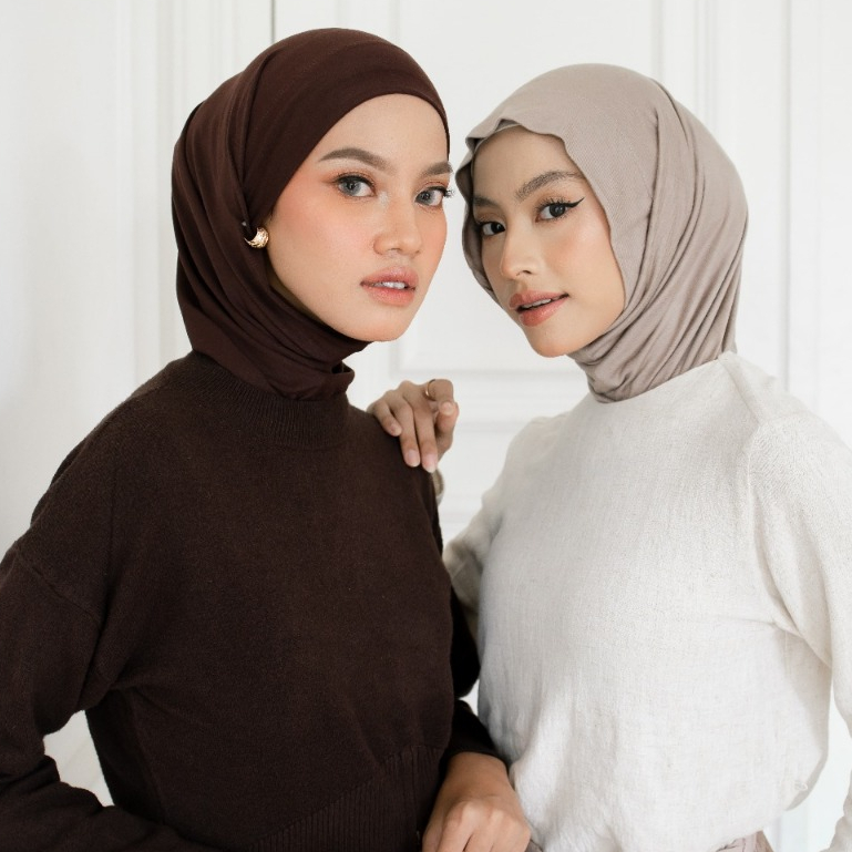 Jual ABINAYA - Anna Hijab crop Instan tencel | Shopee Indonesia
