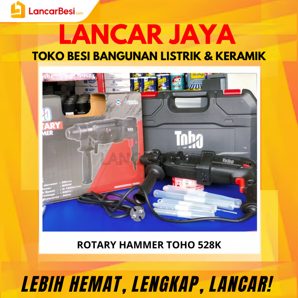 Jual Mesin Bor Atau Rotary Hammer Toho 528K Profesional Tools | Shopee ...