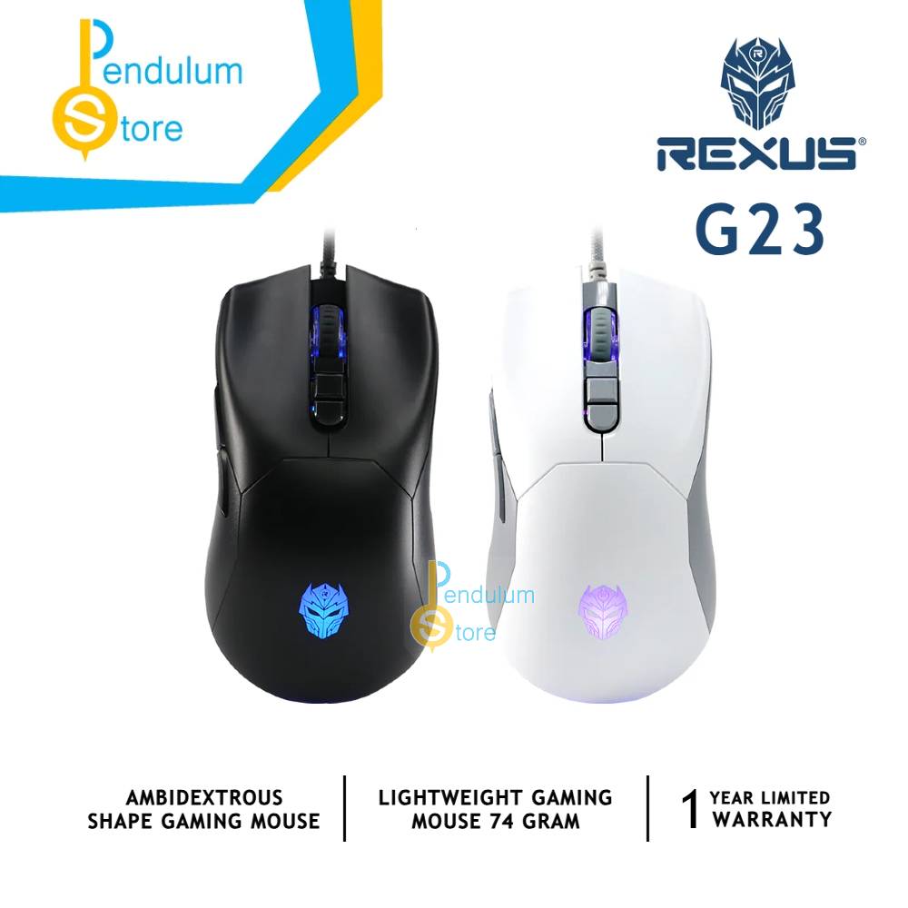 Jual Rexus Mouse Gaming Xierra G23 RGB USB Wired Mouse Macro 7200 DPI 7 ...