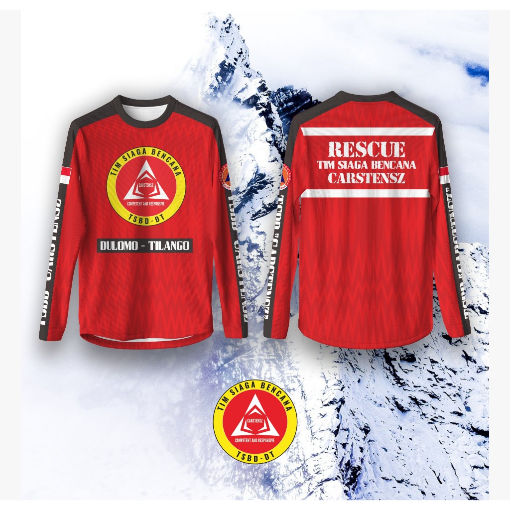 Jual Jersey Custom TIM RESCUE AZ-001 PANJANG Free Custom Nama dan Logo ...