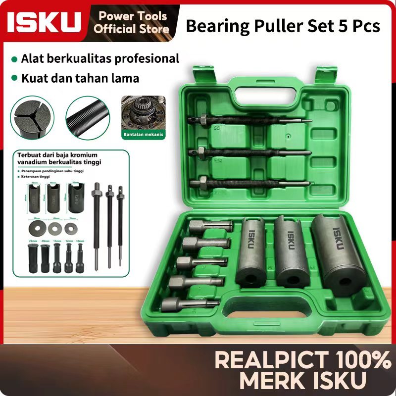 Jual ISKU Treker Bearing Dalam Set 5 Pcs Tracker Puller Cabut Laher ...