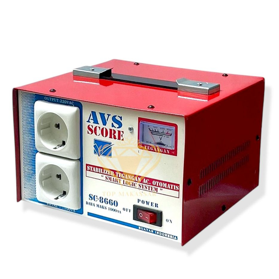 Jual AUTOMATIC VOLTAGE STABILIZER SCORE AVS 1000W | Shopee Indonesia