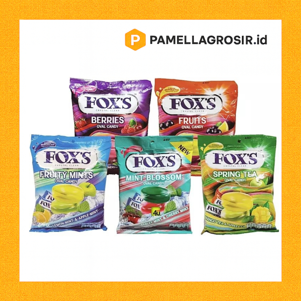 Jual PERMEN FOXS FOX'S 90GR PERMEN MINTS, SPRING TEA,BERRIES | Shopee ...