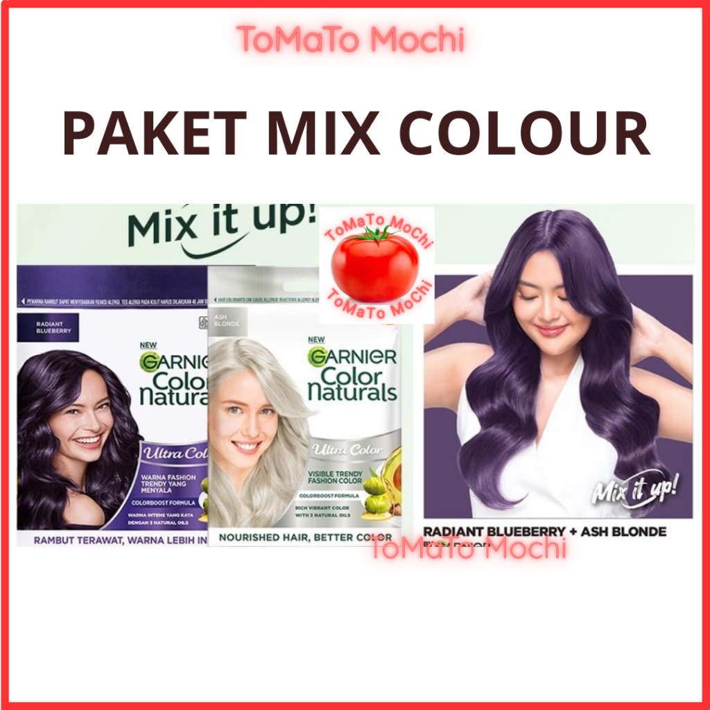 Jual NEW Paket Mix Garnier Hair Colour Semir Pewarna Rambut | Shopee ...