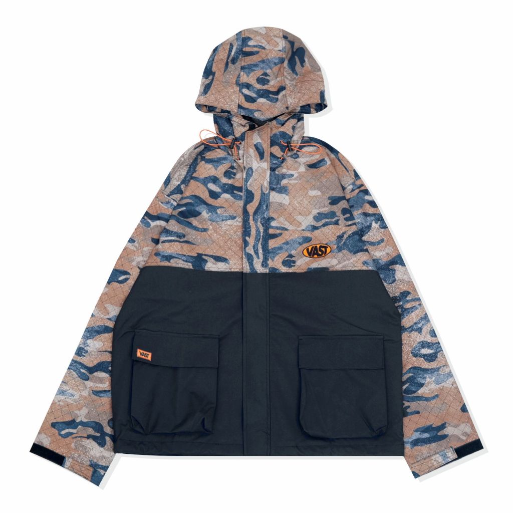 Jual Vast Anorak Jacket – Embroidery Logo - VJO-07 – Pattern Brown Camo ...