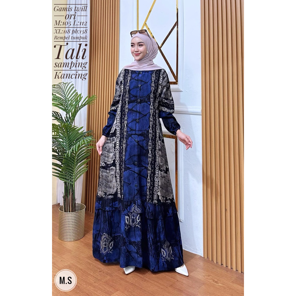 Gamis Twill Ori Gamis Twill Cap Gamis 6