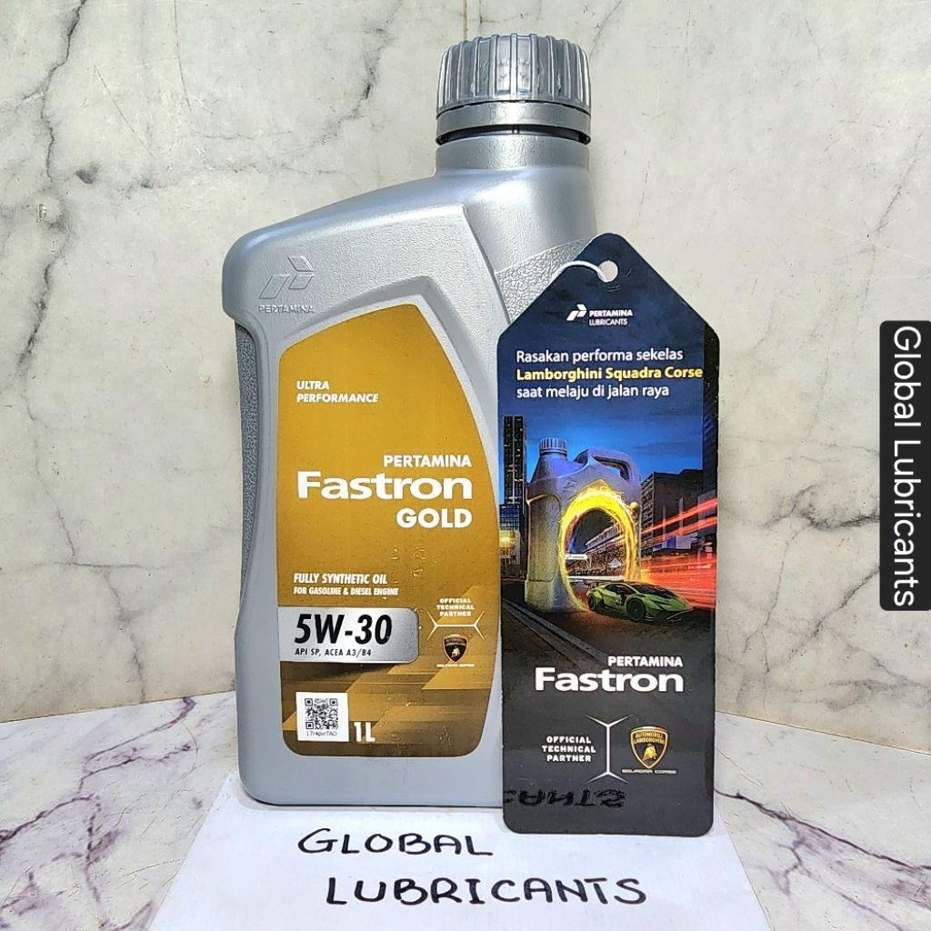 Jual NEW! API SP Pertamina Fastron GOLD 5W-30 1 Liter (Oli Mesin Bensin ...