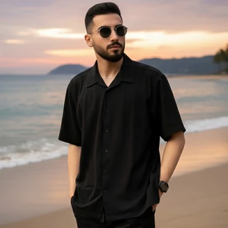 Goodethics X Kimstar Kemeja Pria Oversized Pique